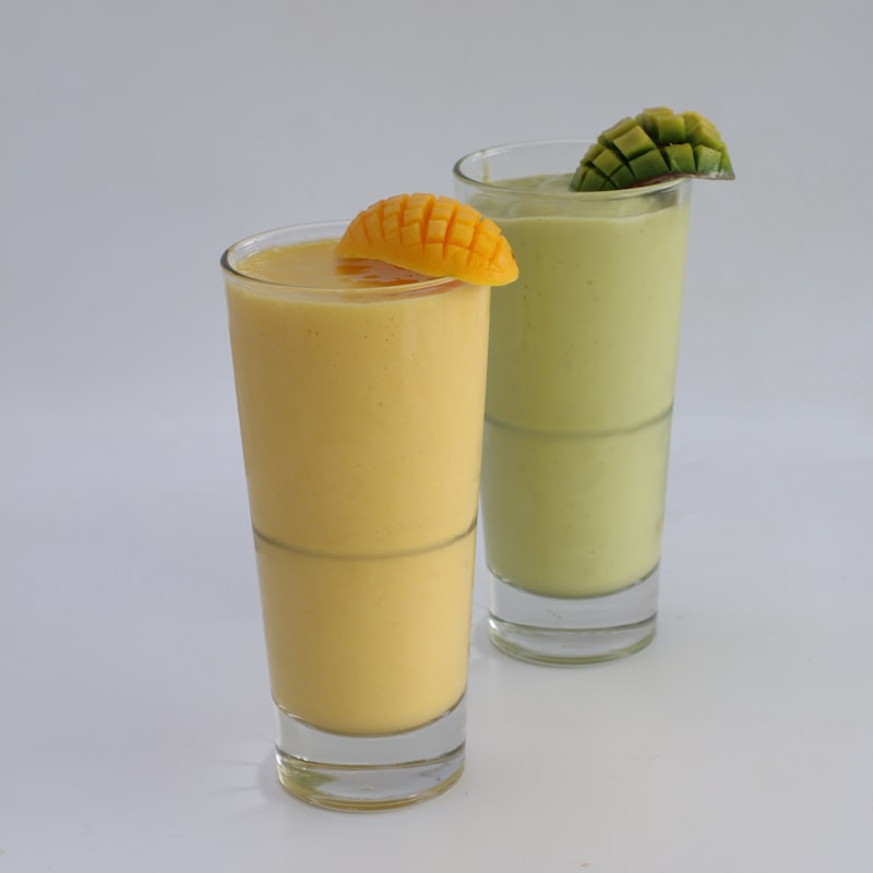 A coconut pandan milk tea with tapioca pearls, from the Twist & Pearl build